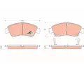 TRW Sada brzdovch destiek COTEC ‐ TRW GDB1164