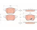 Sada brzdovch destiek TRW ‐ TRW GDB1200