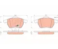 TRW Sada brzdovch destiek COTEC ‐ TRW GDB1204