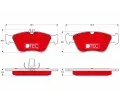 Sada brzdových destiček TRW ‐ TRW GDB1205DTE Sada brzdových destiček TRW ‐ TRW GDB1205DTE