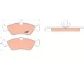 TRW Sada brzdovch destiek COTEC ‐ TRW GDB1263