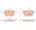 TRW Sada brzdovch destiek COTEC ‐ TRW GDB1264