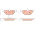 TRW Sada brzdovch destiek COTEC ‐ TRW GDB1265