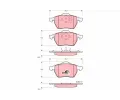TRW Sada brzdovch destiek COTEC ‐ TRW GDB1275