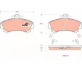 TRW Sada brzdovch destiek COTEC ‐ TRW GDB1317