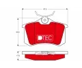 Sada brzdovch destiek TRW ‐ TRW GDB1330DTE