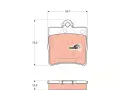 TRW Sada brzdovch destiek COTEC ‐ TRW GDB1335
