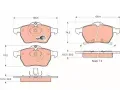 TRW Sada brzdovch destiek COTEC ‐ TRW GDB1342