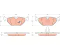 TRW Sada brzdovch destiek COTEC ‐ TRW GDB1344