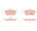 TRW Sada brzdovch destiek COTEC ‐ TRW GDB1348