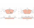 TRW Sada brzdovch destiek COTEC ‐ TRW GDB1351