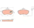 Sada brzdovch destiek TRW ‐ TRW GDB1366