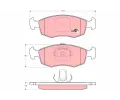 TRW Sada brzdovch destiek COTEC ‐ TRW GDB1383