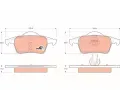 TRW Sada brzdovch destiek COTEC ‐ TRW GDB1389