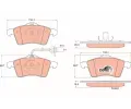 Sada brzdovch destiek TRW ‐ TRW GDB1391