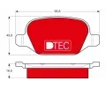 TRW Sada brzdovch destiek DTEC COTEC ‐ TRW GDB1396DTE