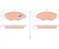 Sada brzdovch destiek TRW ‐ TRW GDB1402
