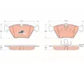 TRW Sada brzdovch destiek COTEC ‐ TRW GDB1404