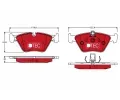 TRW Sada brzdovch destiek DTEC COTEC ‐ TRW GDB1404DTE