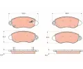 Sada brzdovch destiek TRW ‐ TRW GDB1424
