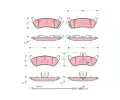 TRW Sada brzdovch destiek COTEC ‐ TRW GDB1456