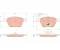Sada brzdovch destiek TRW ‐ TRW GDB1460