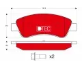 TRW Sada brzdovch destiek DTEC COTEC ‐ TRW GDB1463DTE
