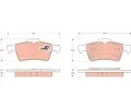 TRW Sada brzdovch destiek COTEC ‐ TRW GDB1469