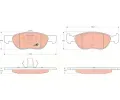 TRW Sada brzdovch destiek COTEC ‐ TRW GDB1487