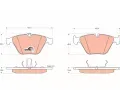 TRW Sada brzdovch destiek COTEC ‐ TRW GDB1498