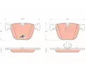 TRW Sada brzdovch destiek COTEC ‐ TRW GDB1502