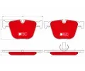 TRW Sada brzdovch destiek DTEC COTEC ‐ TRW GDB1502DTE