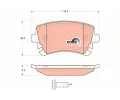 Sada brzdovch destiek TRW ‐ TRW GDB1516