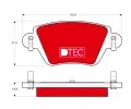 TRW Sada brzdovch destiek DTEC COTEC ‐ TRW GDB1525DTE