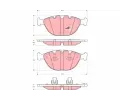 TRW Sada brzdovch destiek COTEC ‐ TRW GDB1529