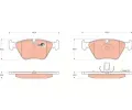 TRW Sada brzdovch destiek COTEC ‐ TRW GDB1531