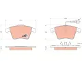 Sada brzdovch destiek TRW ‐ TRW GDB1555