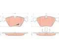 TRW Sada brzdovch destiek COTEC ‐ TRW GDB1559