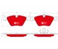TRW Sada brzdovch destiek DTEC COTEC ‐ TRW GDB1559DTE