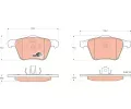 TRW Sada brzdových destiček COTEC ‐ TRW GDB1565  TRW Sada brzdových destiček COTEC ‐ TRW GDB1565