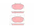Sada brzdov�ch desti�ek&nbsp;TRW&nbsp;&dash;&nbsp;TRW GDB1573