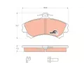 TRW Sada brzdovch destiek COTEC ‐ TRW GDB1584