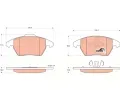 TRW Sada brzdovch destiek COTEC ‐ TRW GDB1605