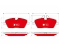TRW Sada brzdovch destiek DTEC COTEC ‐ TRW GDB1611DTE