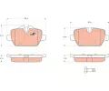 TRW Sada brzdovch destiek COTEC ‐ TRW GDB1612