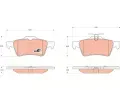 TRW Sada brzdovch destiek COTEC ‐ TRW GDB1621