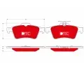 TRW Sada brzdovch destiek DTEC COTEC ‐ TRW GDB1621DTE
