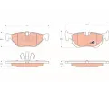 TRW Sada brzdovch destiek COTEC ‐ TRW GDB1626