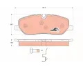 TRW Sada brzdovch destiek COTEC ‐ TRW GDB1631