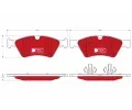 TRW Sada brzdovch destiek DTEC COTEC ‐ TRW GDB1642DTE